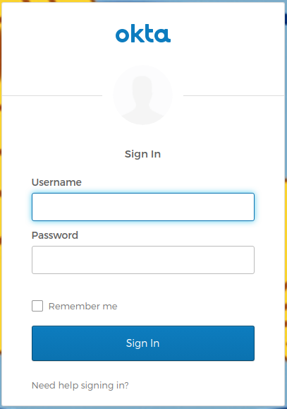 Okta Login